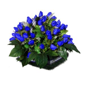 Корзина «Пасхальная» элит синяя