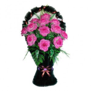 Корзина «Полуваза» заказ фиолетовая