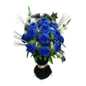 Корзина «Полуваза» заказ синяя