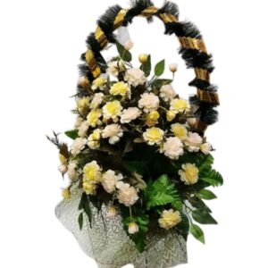 Корзина "Стульчик" заказ желтая