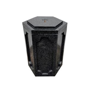 Урна для праха Призма серая (29 см)